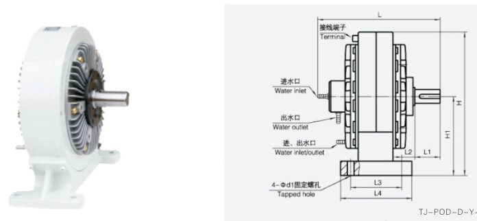 機座式磁粉制動器安裝方式方法 機座式磁粉制動器安裝方式方法